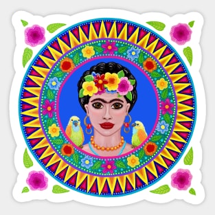 Fabulous Frida Mandala Sticker